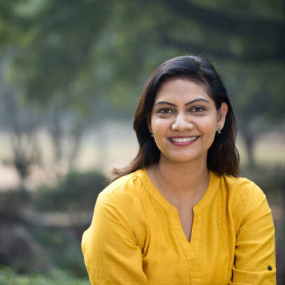 Portrait woman at park Portrait woman at park
